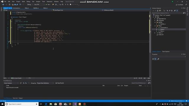 [RageMP C#] SQL Query execution tutorial. (ExecuteNonQuery) смотреть онлайн