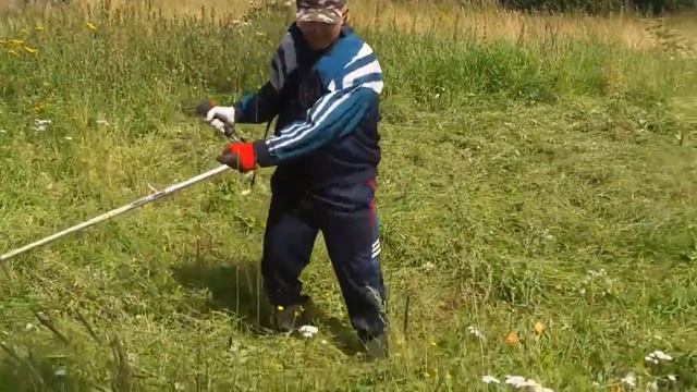 Бензокоса вместо трактора смотреть онлайн