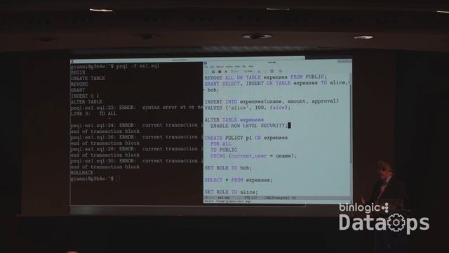 DataOps Barcelona2019 Workshop : PostgreSQL Security смотреть онлайн