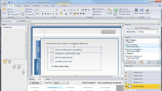 Articulate Storyline - dodawanie punktacji w kursie e-learning смотреть онлайн