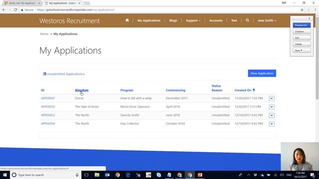 Allowing users to apply filters in Dynamics Portals смотреть онлайн