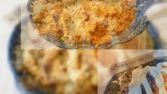 Пирог с консервированной сайрой и рисом смотреть онлайн