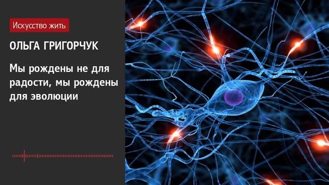 Ольга Григорчук: Мы рождены не для радости, мы рождены для эволюции