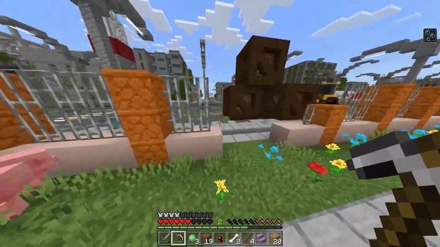 Выживание В Заброшенном Городе С Зомби Апокалипсисом В Майнкрафт!