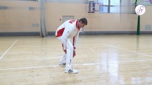 Разминка с баскетбольным мячом. Алексей Саврасенко