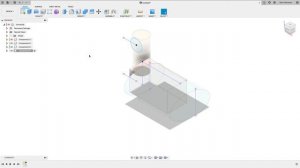 Fusion 360 Микроурок. Создание проекций. Копирование контуров тел в скетч.