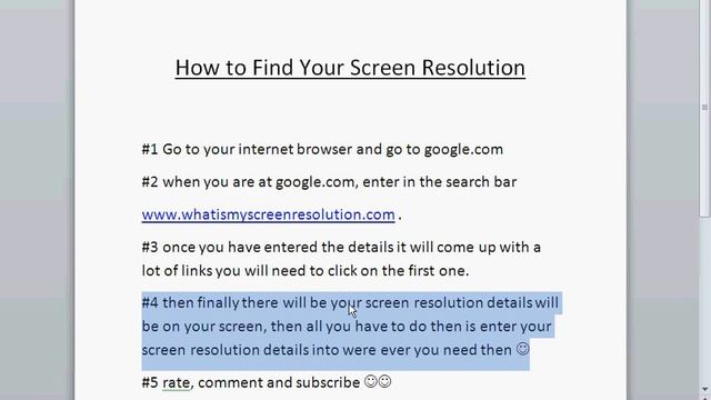 How to get your screen resolution смотреть онлайн