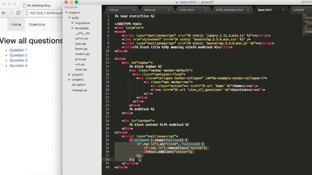 Manage Menu in BootStrap NavBar смотреть онлайн
