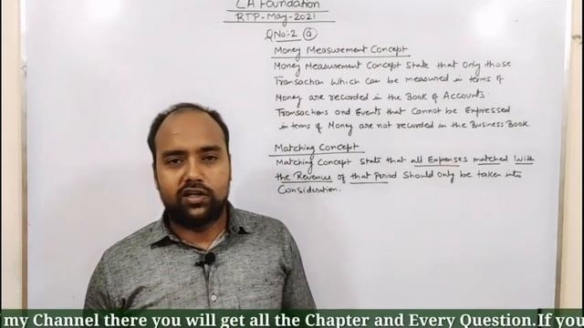 CA Foundation : RTP May2021 | Question No.2 | Theory | icai смотреть онлайн