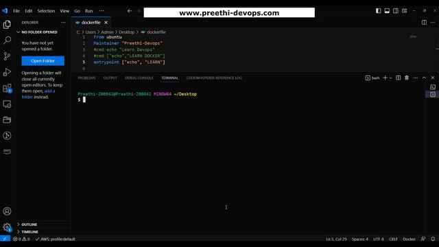 Docker interview question CMD vs ENTRY POINT vs RUN in DOCKER file смотреть онлайн