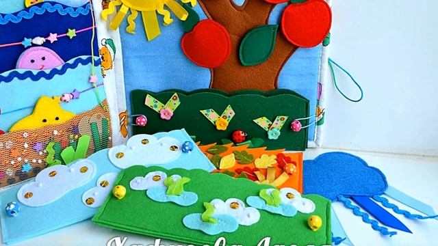 Развивающая книжка из фетра № 21 от Адели Хафизовой смотреть онлайн