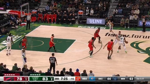Game Recap: Raptors 117, Bucks 111 смотреть онлайн