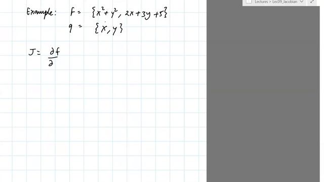 Robotics Lec9a: Jacobian, definition and example (part 1 of 4) (Fall 2022) смотреть онлайн