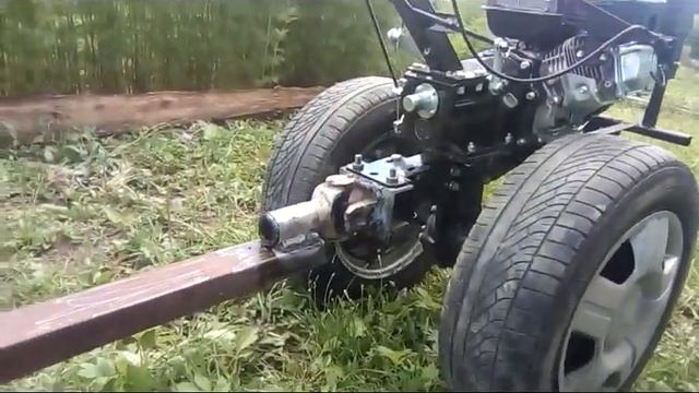 тележка самоделка для мотоблока. смотреть онлайн