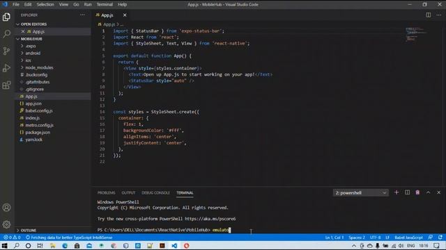 First Project towards React Native смотреть онлайн