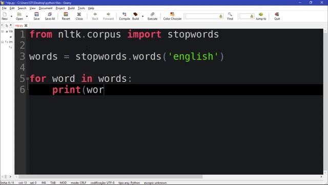 Python Natural Language Processing with NLTK #7 - Get the Stop Words For Text Cleaning смотреть онлайн
