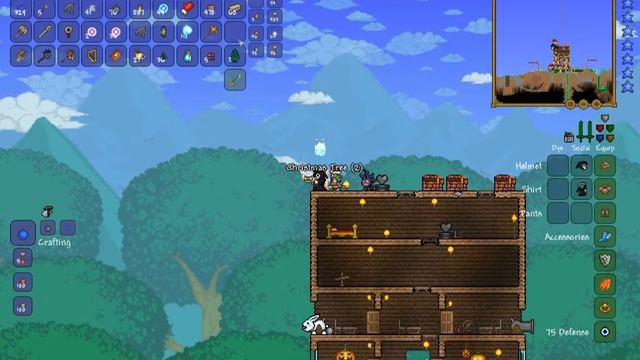 Новогодние приключение в Terraria 1.2.2-"самая полезная серия" смотреть онлайн