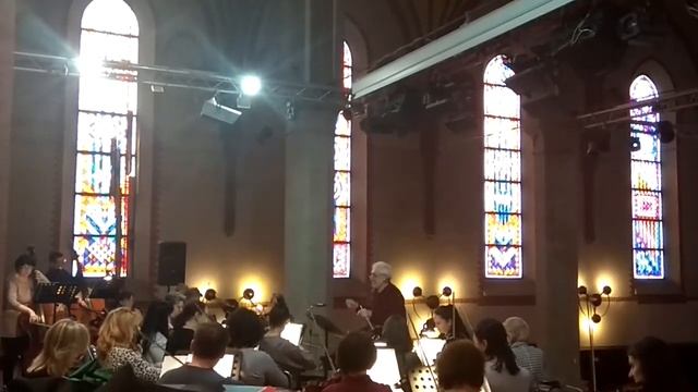 Камерный оркестр репетирует «Сказку о мертвой царевне и семи богатырях», апрель 2023 г. смотреть онлайн