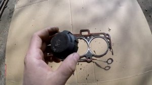 Прогар прокладки ГБЦ , один из признаков, наглядно!