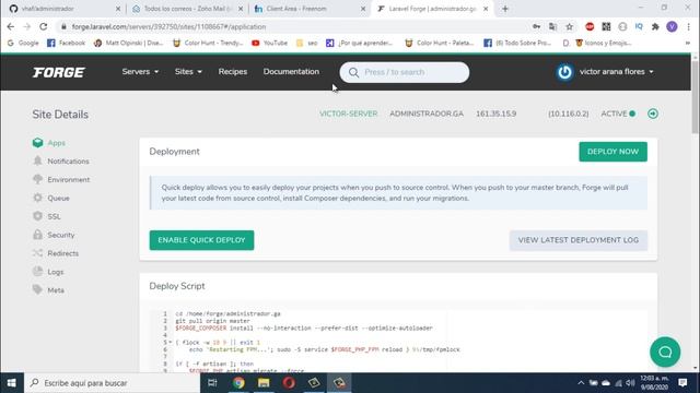 03 - Como obtener un dominio gratuito y subir tu proyecto Laravel a un servidor смотреть онлайн
