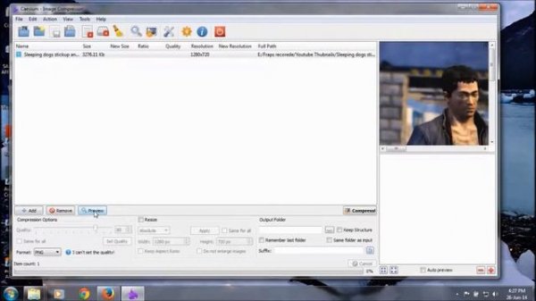 How to do PNG Compression Using Caesium Image Compressor