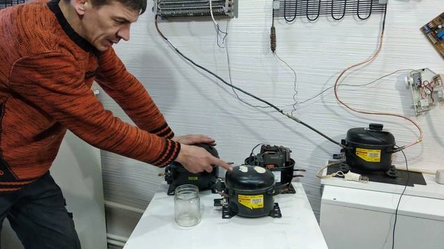 Ремонт холодильников. Обзор на компрессора