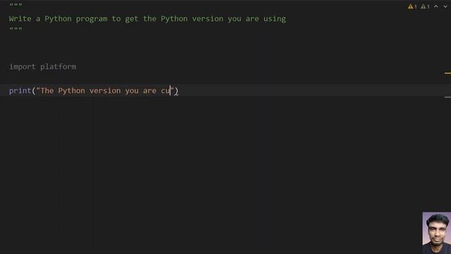 Write a Python Program to get the Python Version you are Using смотреть онлайн