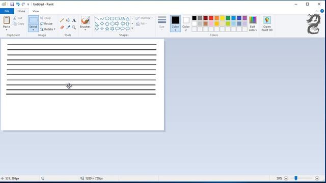 How to Make Graph Paper in Windows: Drawing A Grid In Paint смотреть онлайн