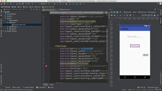 App|| Get my age | Part 011 | The Complete Android App Development смотреть онлайн