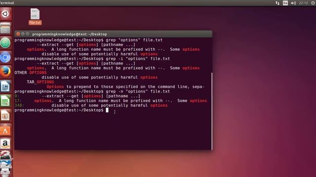 Linux Command Line Tutorial For Beginners 37 - grep command смотреть онлайн