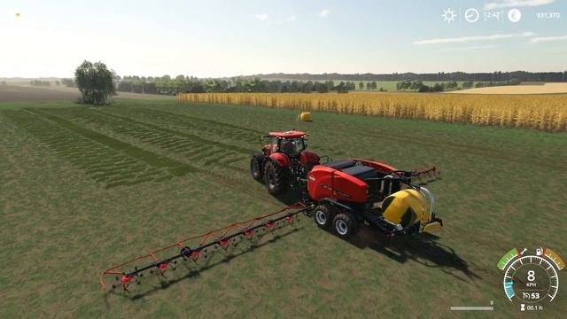 Farming Simulator 19 - KUHN FBP 3135 BALER/WRAPPER WITH WINDROWER OPTION смотреть онлайн