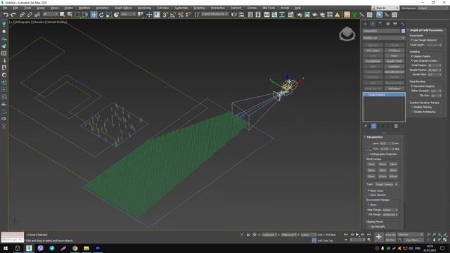 Forest Pack Pro. Основы. Урок 10. Вкладка Camera. Настройки вкладки Камера.