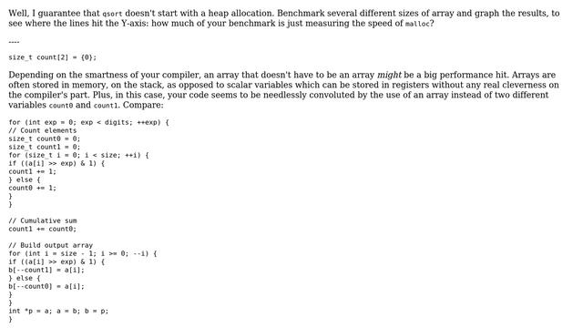 Code Review: Radix sort is deceiving (2 Solutions!!) смотреть онлайн