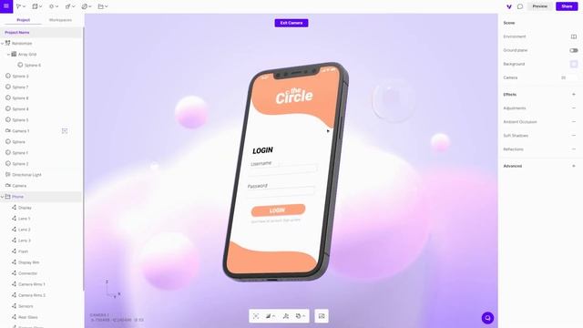 Import a Figma frame to Vectary Studio смотреть онлайн