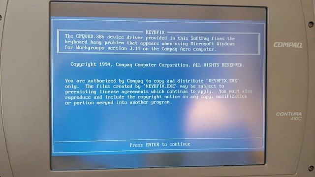 Compaq LTE Elite, Contura Aero & 400 Series hangs after Windows 3.11 install-the fix смотреть онлайн