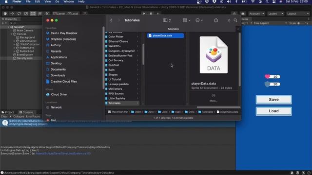 Unity Tutorial - Guardar / Cargar archivo Json смотреть онлайн