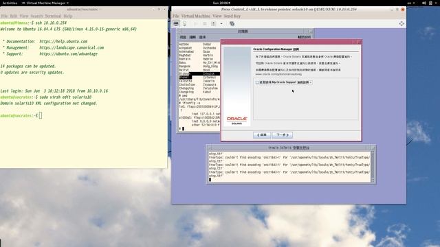 Install Solaris 10u11 x86 on KVM using virt-manager смотреть онлайн
