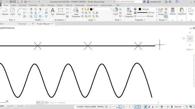 AutoCAD - Measure a Line смотреть онлайн