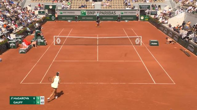 Gauff vs Masarova Round 1 Highlights | Roland-Garros 2023 смотреть онлайн
