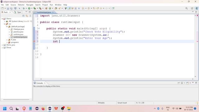 Getting User Input in Java | Runtime Input | Scanner Class смотреть онлайн