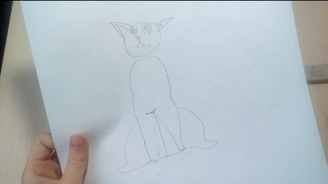 Как нарисовать кошку!? Самый легкий способ! смотреть онлайн