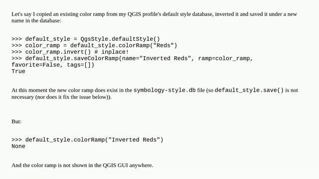 Properly updating the QGIS default style database from Python смотреть онлайн