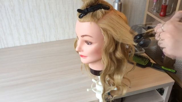 Волны на утюжок. Объемная укладка смотреть онлайн