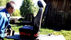 Как работает пневмосиденье в грузовике?