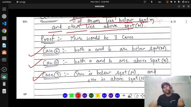Primality Test | Check for prime | Naïve + better approach | O(sqrt(N)) time | Notes ? смотреть онлайн