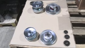 Простые трансмиссии - вариаторы TAV2-30. TAV2-40, сухие сцепления, шкивы с сухим сцеплением.