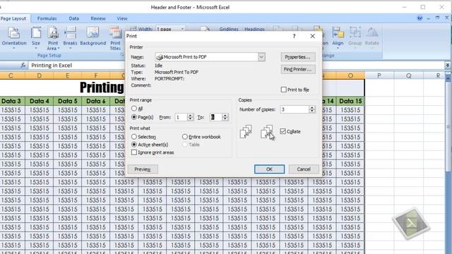 Microsoft Excel Training in Urdu Class-45 Printing Excel 2007 смотреть онлайн