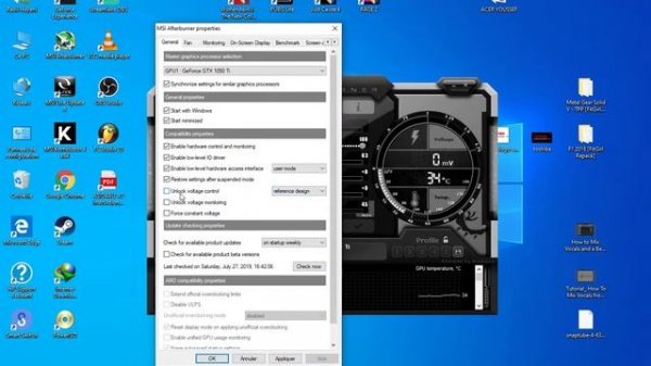 MSI NVIDIA GeForce GTX 1050 TI 4GT OC  - Driver & Utility