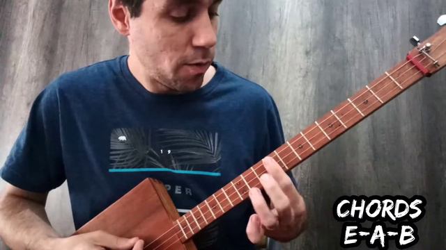 Home to you (Canned Heat). How to play Rock & Roll rhythm with 3 strings Cigar box guitar (042) смотреть онлайн