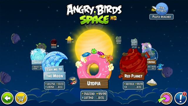 Angry Birds Space - Utopia [Score: 3,502,200] - World Record! смотреть онлайн